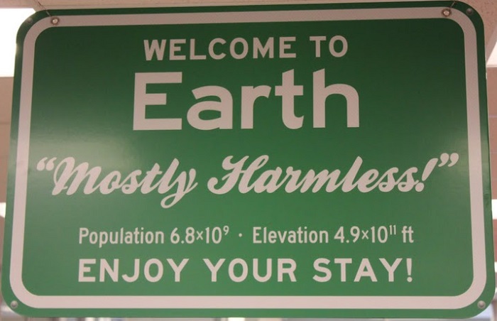 Welcome to earth